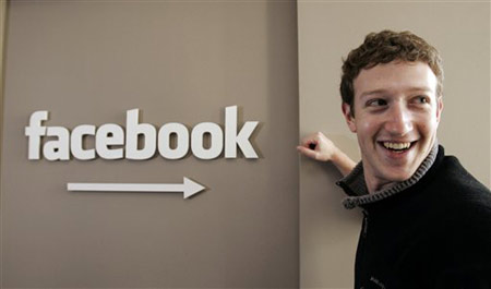 Mark Zuckerberg, one of the geniuses behind facebook success